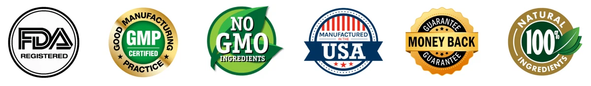 Cardio Slim Tea Certified Quality Badges